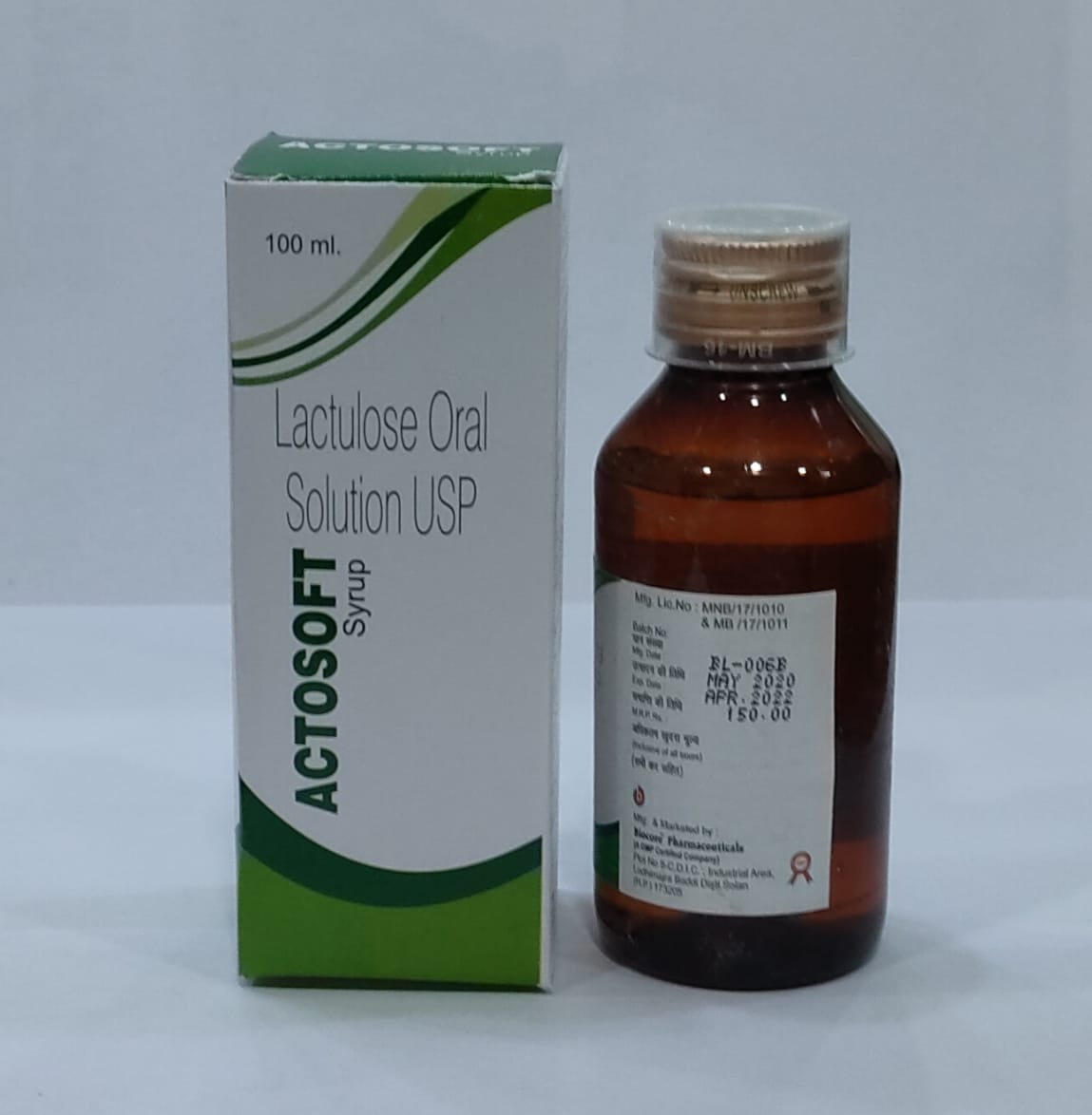 ACTOSOFT-100ML Syrup